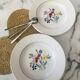 Fabiola Digoin Sarreguemines deep plates from the 50s