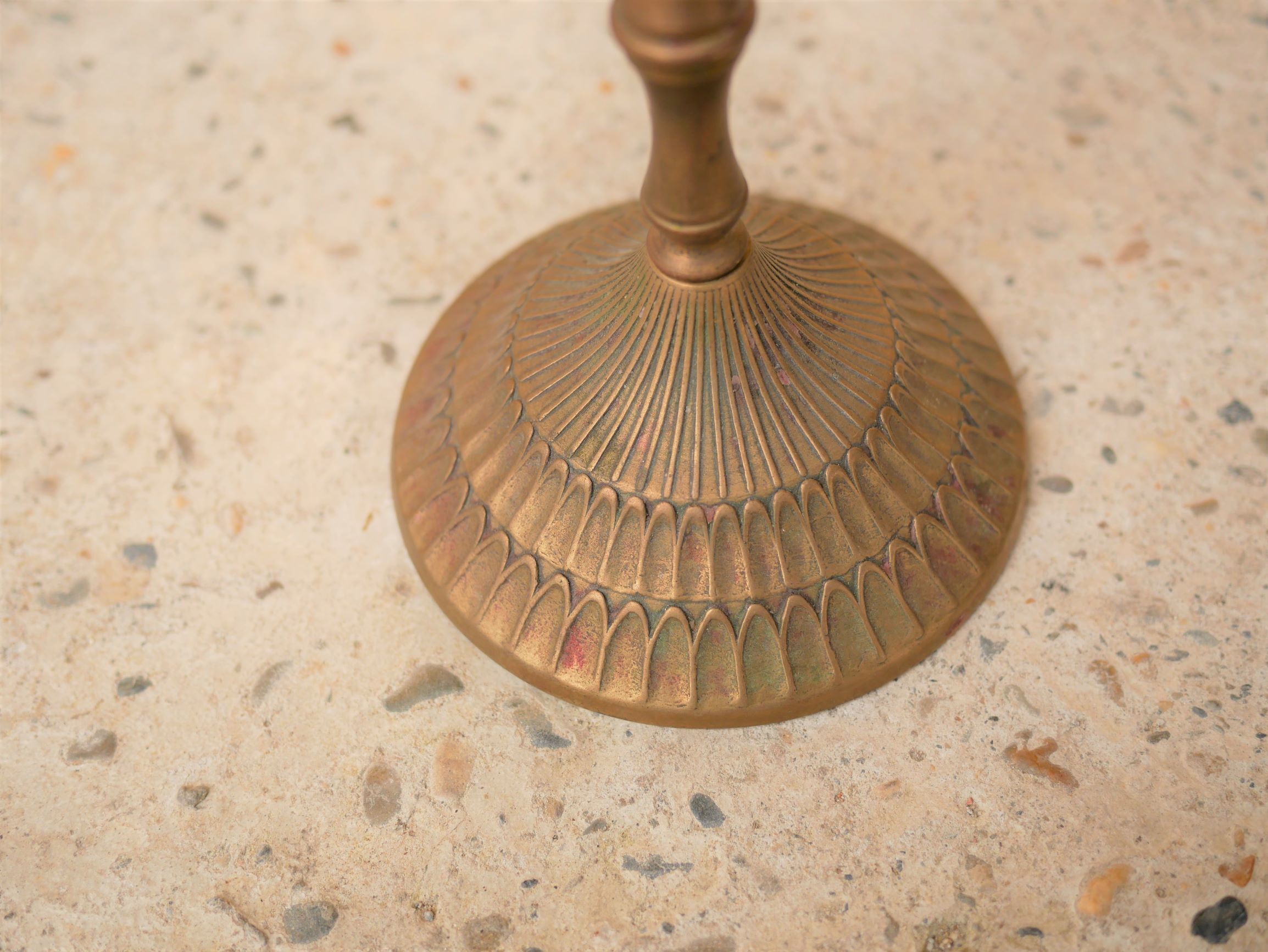 Vintage brass chandelier 7 branches