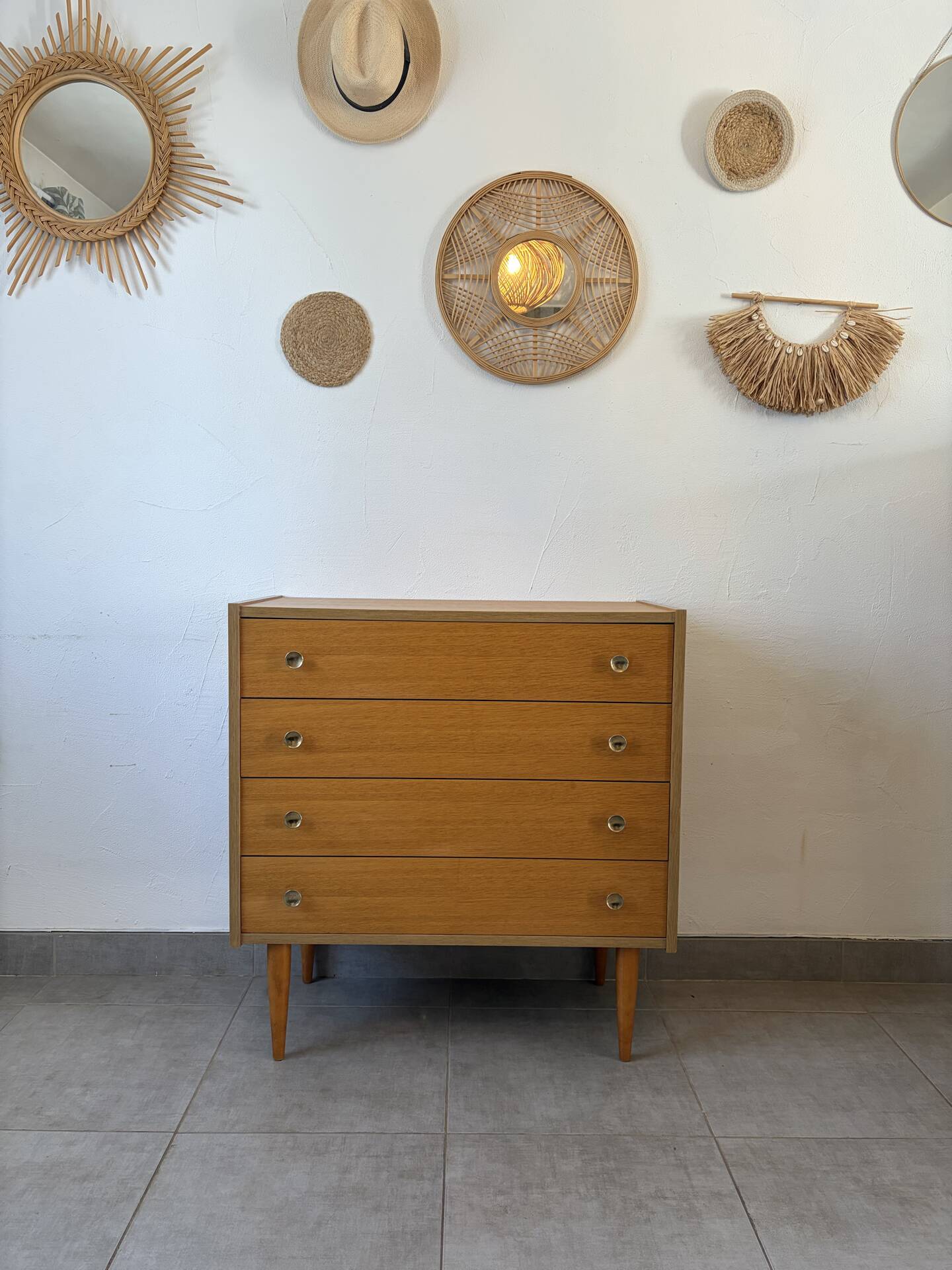 Vintage Scandinavian commode from the 1960s.