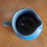 Glazed stoneware pitcher