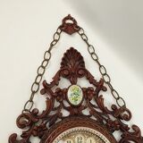 Vintage brown Quartz clock in CM brand polystyrene