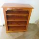 Solid wood bookshelf