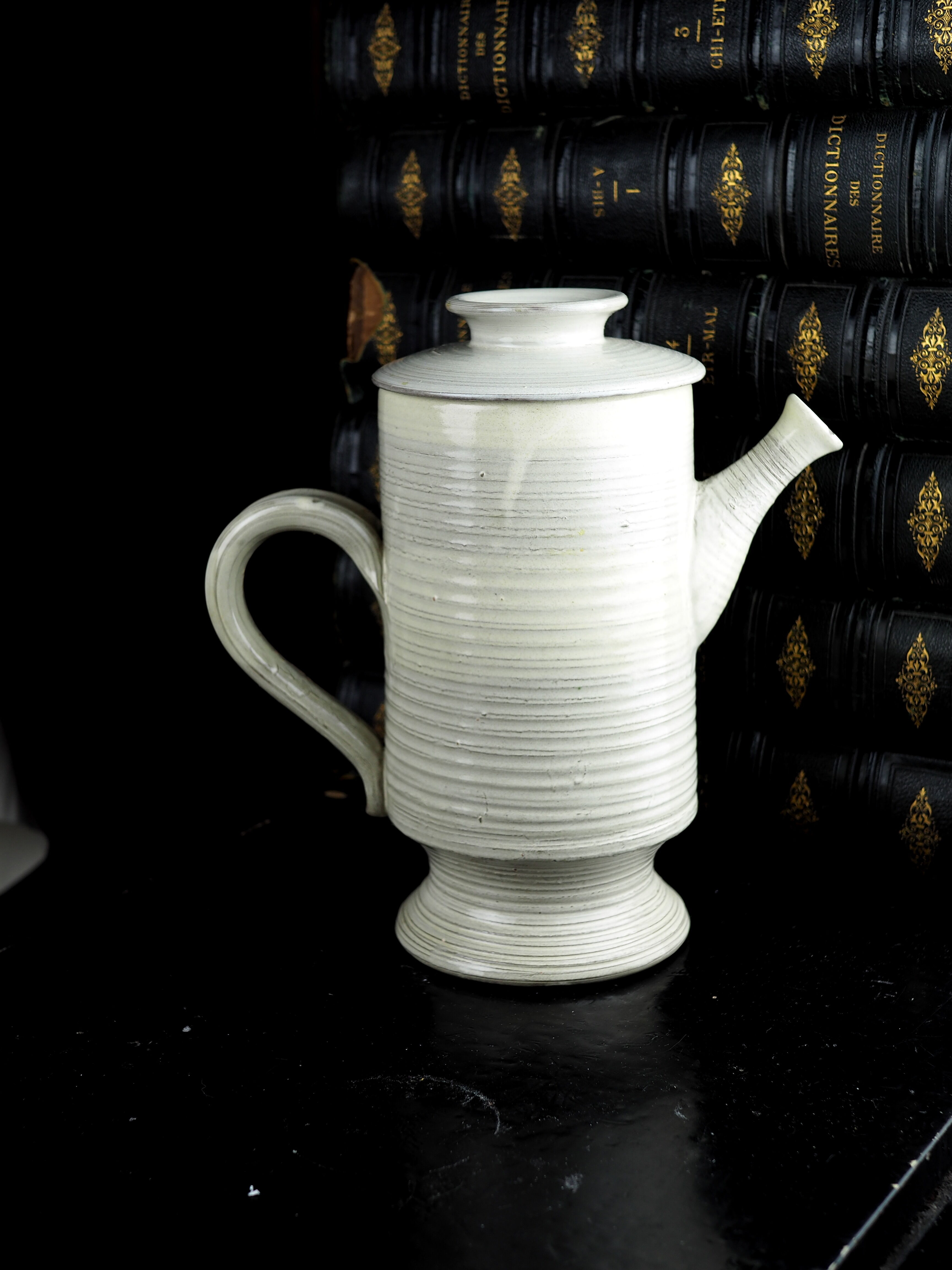 Stoneware cream coffee maker - Kilroot pottery- 70s / 90s