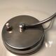 Lamp brass chrome 1940 adjustable gooseneck tulip Clichy