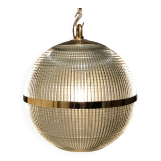 Holophane brass globe