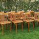 Lot de 8 chaises bistrot