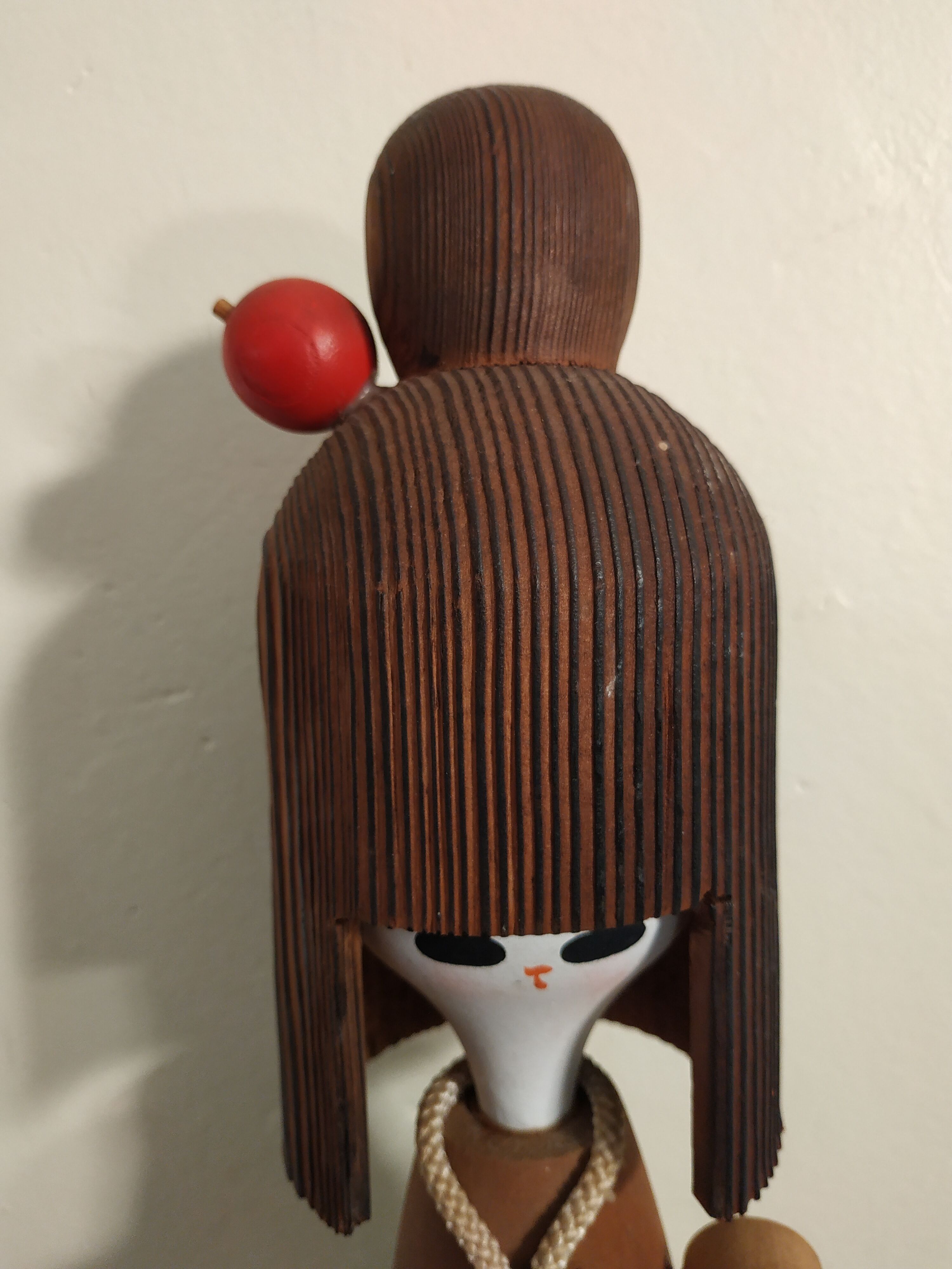 Great warrior kokeshi - Japan 1960-70