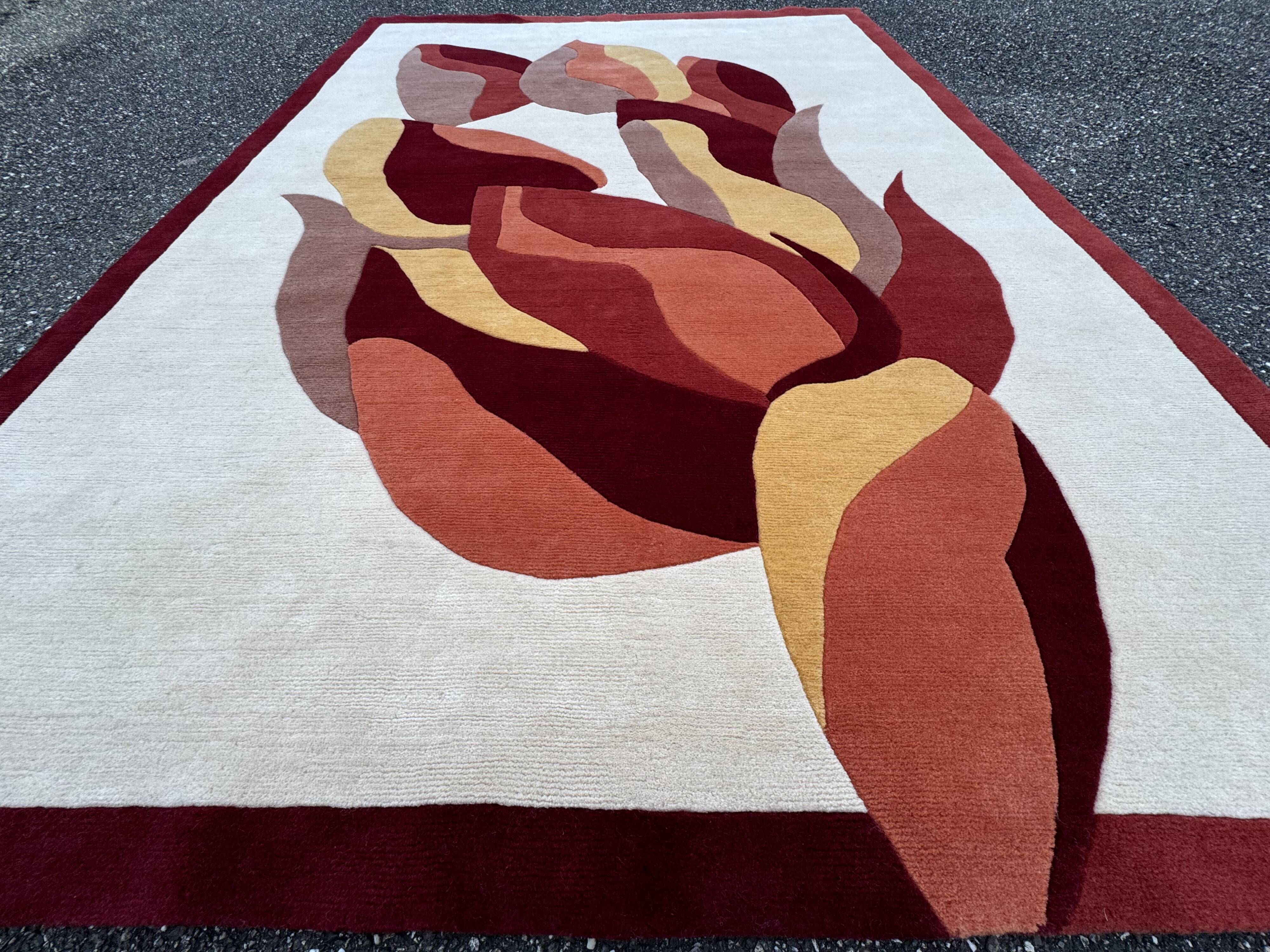 Art Deco Aubusson Rug by Paulette Née