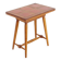 Vintage wooden side table with terracotta top