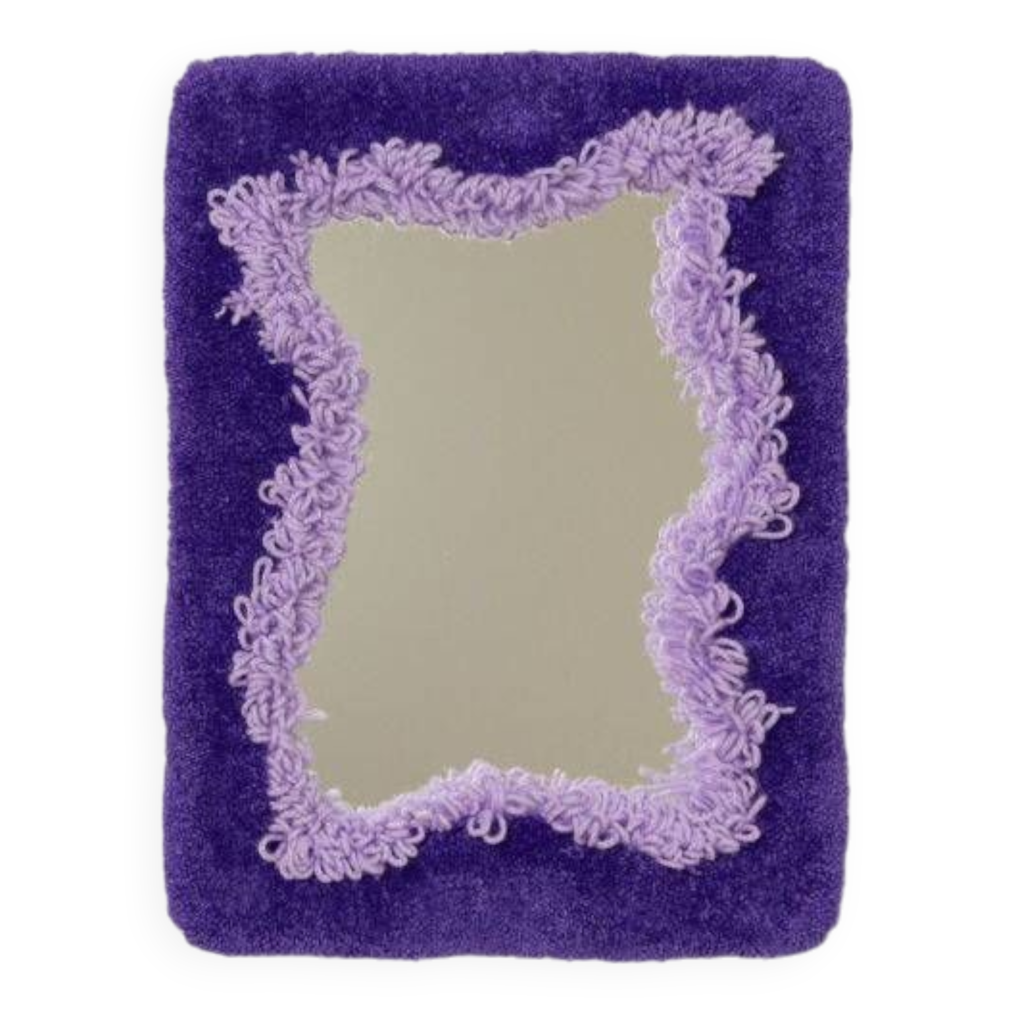 Small purple organic mirror