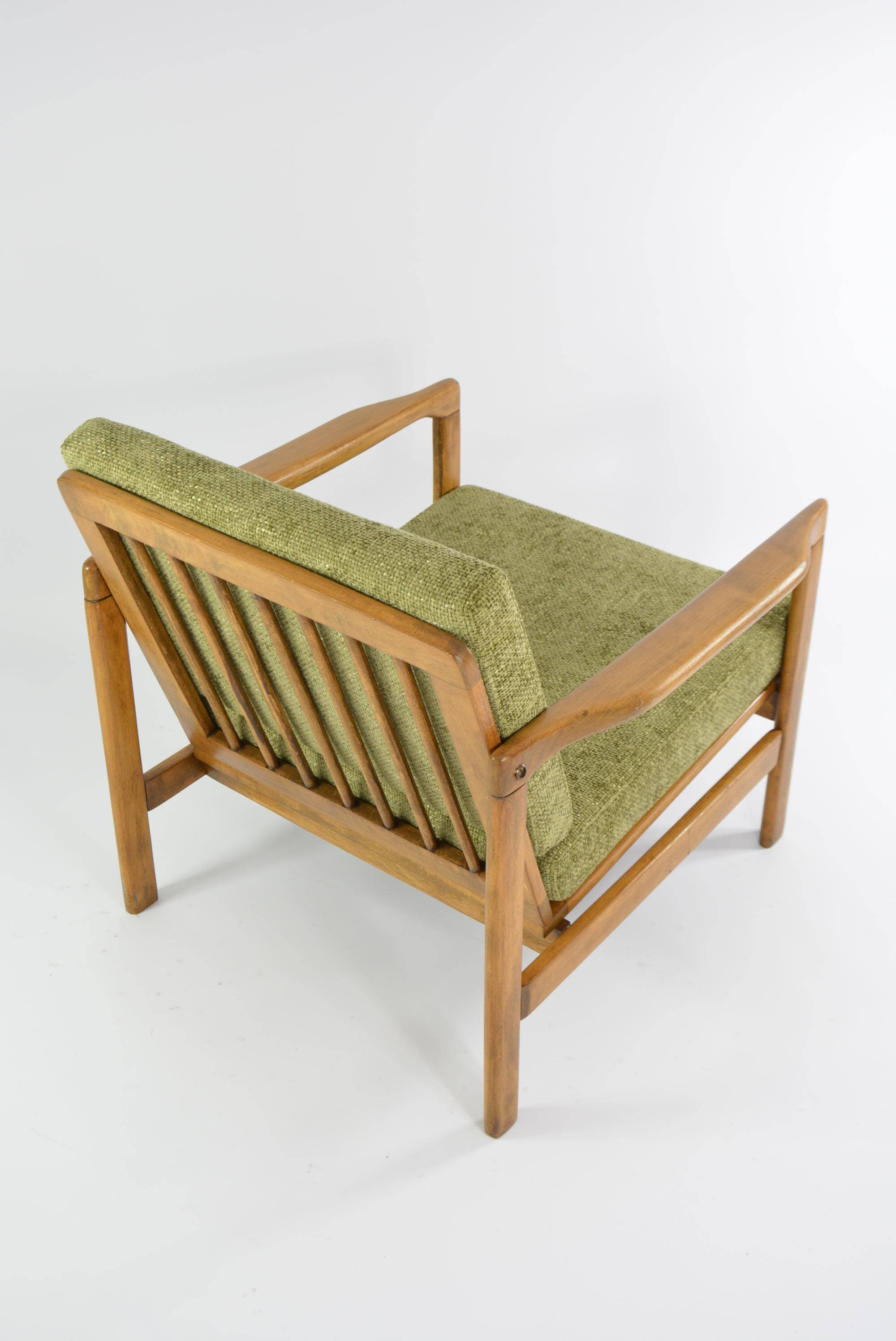 Olive heather BZ armchair