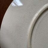 Flat plates Sarreguemines Iron Earth model Blue favorite