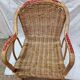 Rattan armchair from 1950
