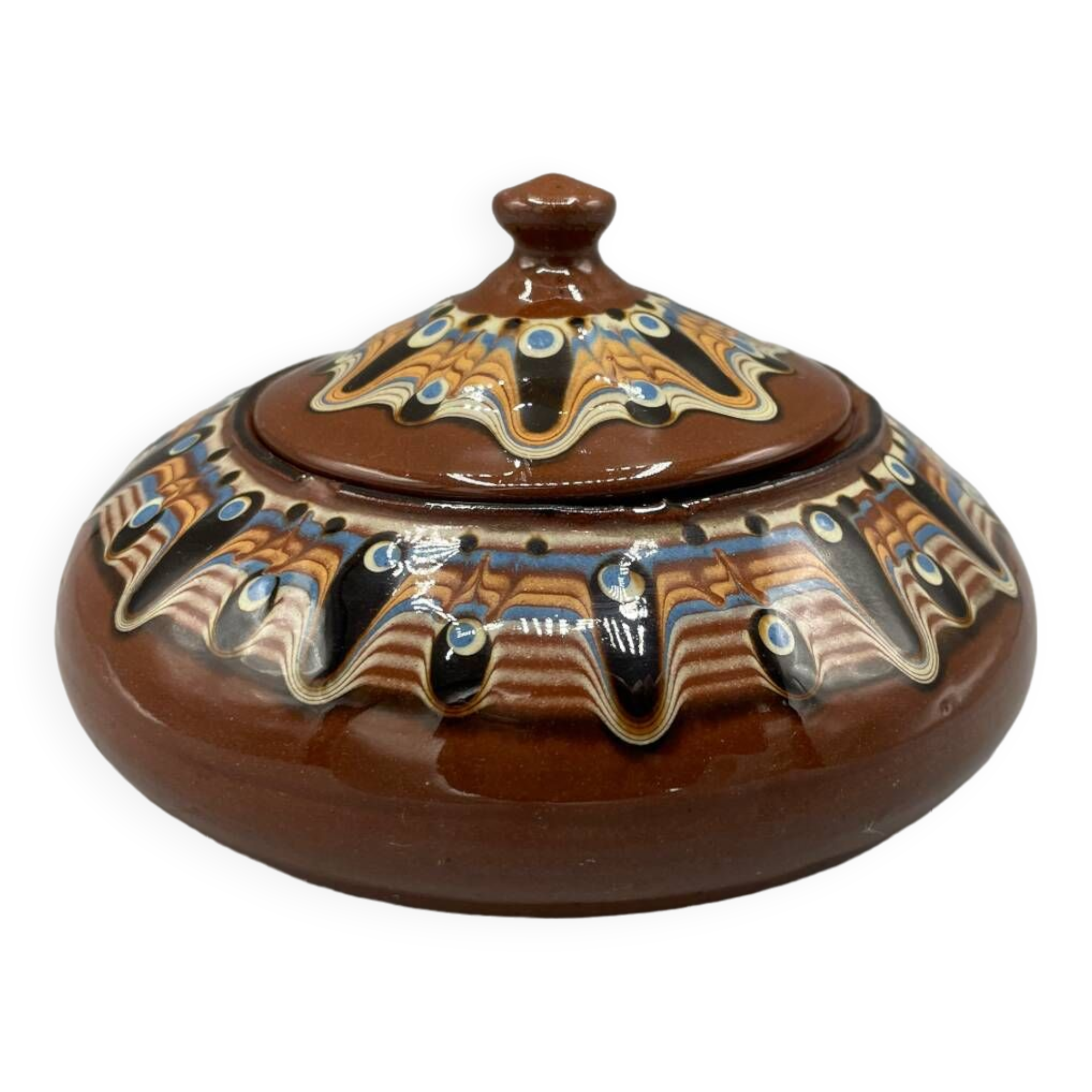 Vintage polychrome candy box