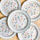 Dessert plates Creil Montereau 40's