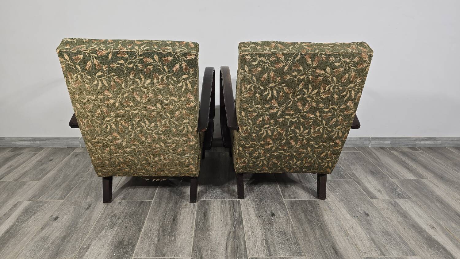 Set of Vintage Armchairs by Jindrich Halabala