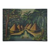 Oil on canvas signed s.demouk