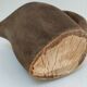 Solid wood pitcher patinated brutalist 60s