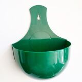 Set of 4 wall planter in green half-sphere