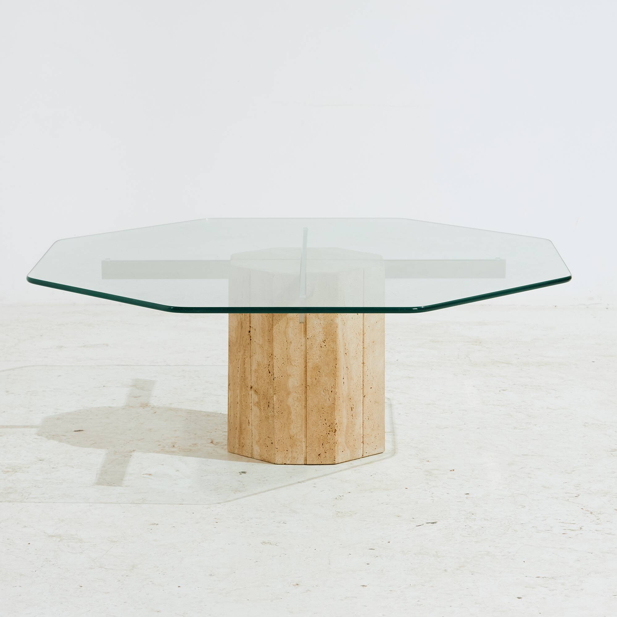 Italian limestone coffee table (MK9883)