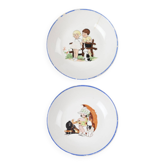 Small vintage plates