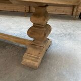 Solid oak monastery table