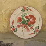 Oriental earthenware plate