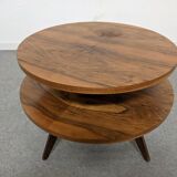 Round tripod coffee table from the 50s/60s