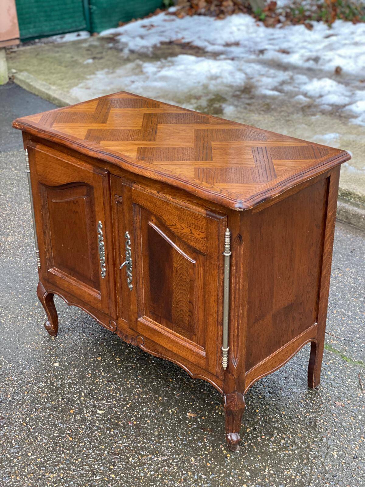 Louis XX buffet in solid wood from the 20th century