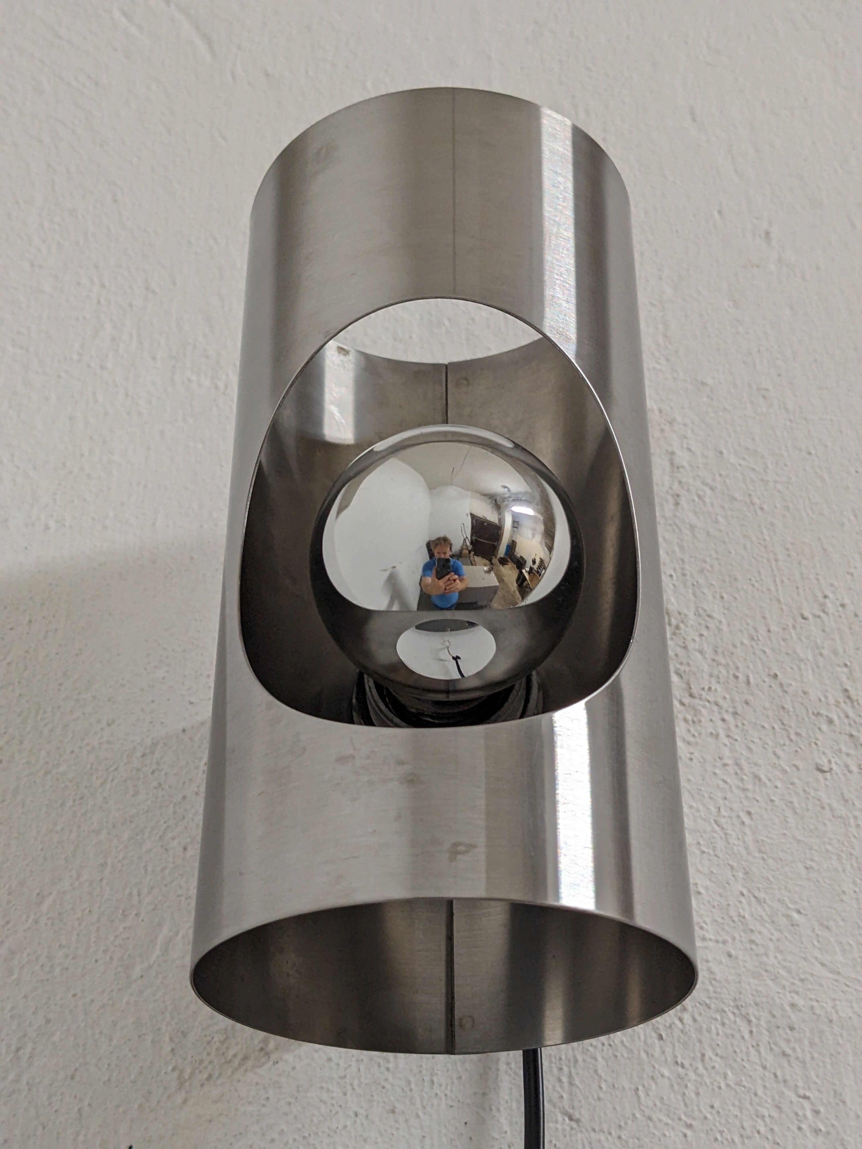 Pair of Space Age wall lamps from the 60s/70s Oxar France