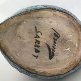 Zoomorphic duck or goose vase signed "Bruno Sarlat"