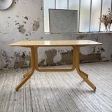 Alback bentwood beech table Ikea vintage