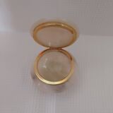 Ivory-colored alabaster box on feet