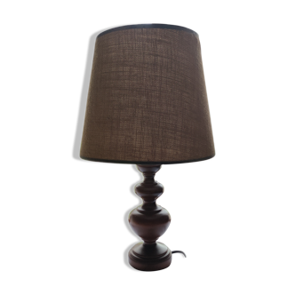 Wooden table lamp