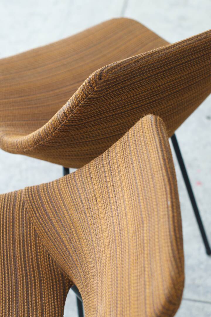 Paire de chaises "tonneau" 1965 Pierre Guariche