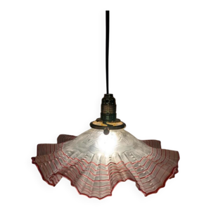 Suspension vintage en - verre