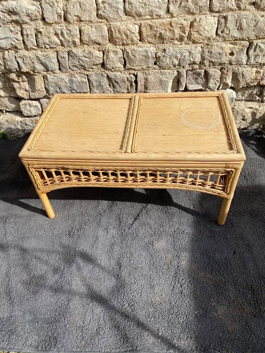 Bamboo garden table