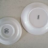 2 plates Gien and Longwy years 1940-1960
