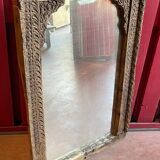 Miroir en bois de Teck 18éme, Inde Rajasthan