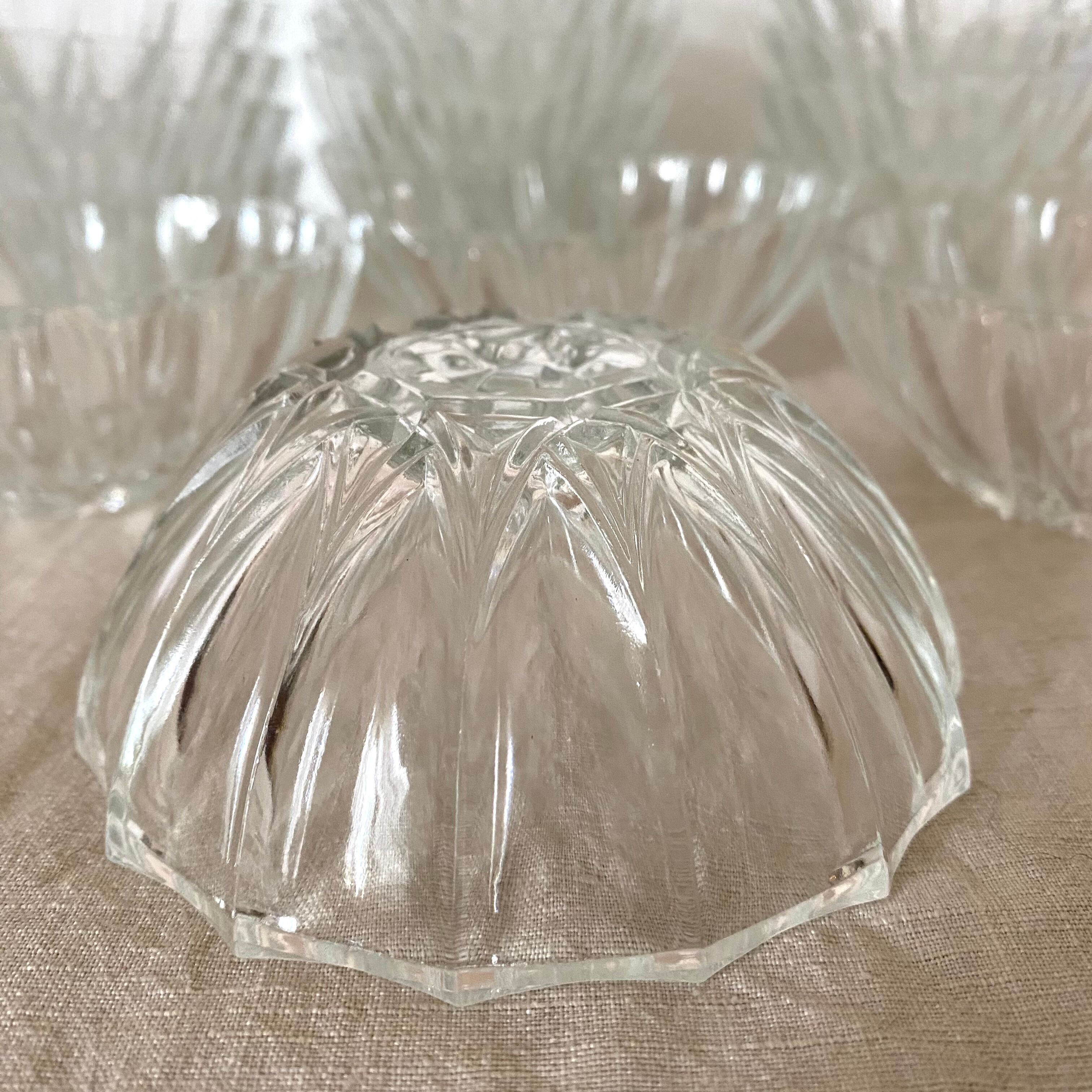 Vintage glass cups 17 pieces