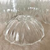 Vintage glass cups 17 pieces