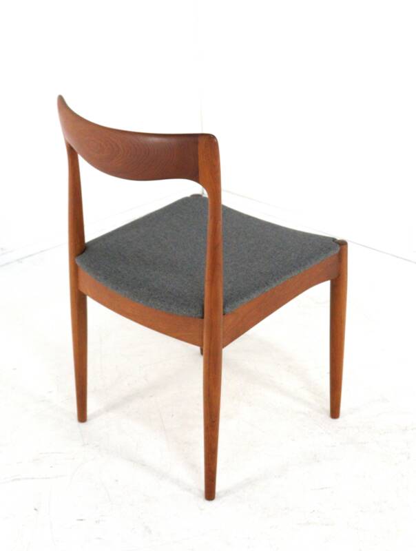 Ensemble de 6 chaises Arne Vodder pour Vamo Møbelfabrik - design danois en teck