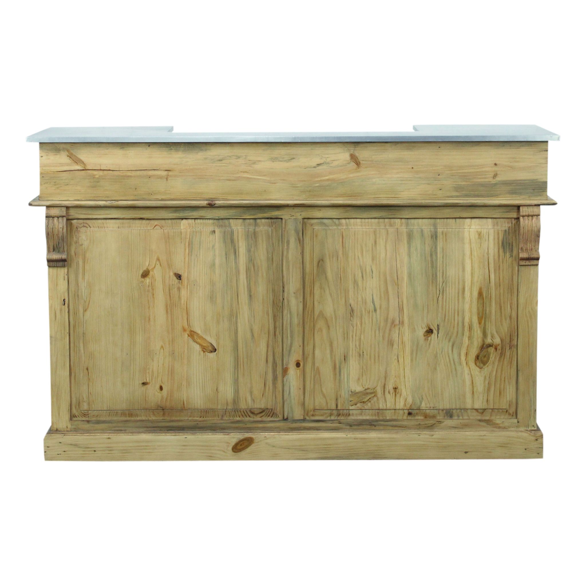 Bar industriel en bois massif