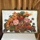 Peinture bouquet de fleurs art nouveau