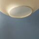 Opaline glass suspension light Mid Century attributed to Louis Kalff