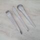 Set of 3 stainless steel cutlery Space Age