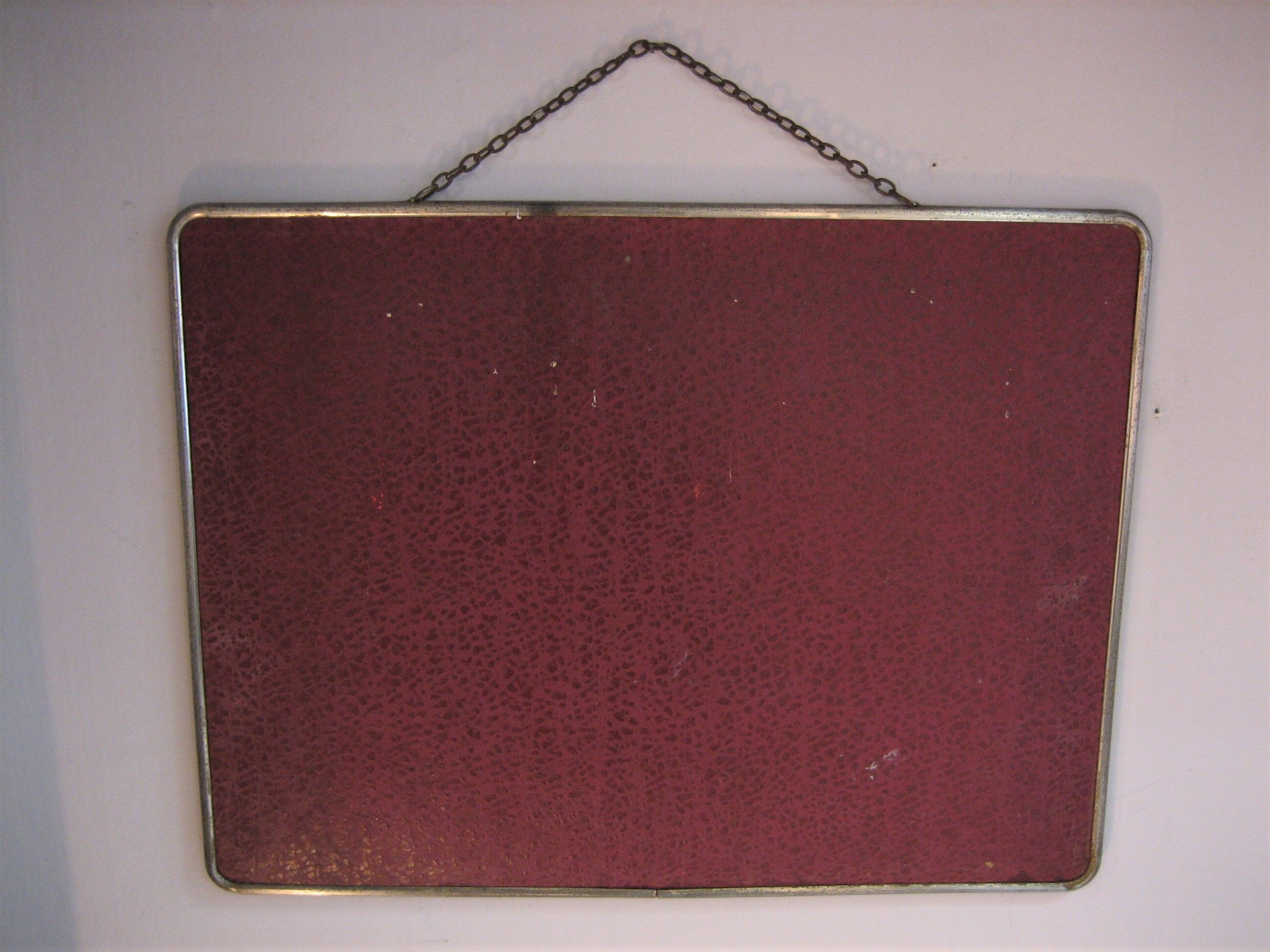 Miroir de barbier chaînette 30 x 40 cm
