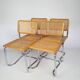 Set of 4 Marcel Breuer style chairs