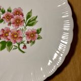 Plat de service Bavaria aux fleurs roses