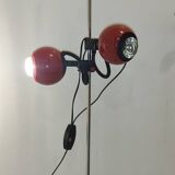 Vintage red eye ball floor lamp